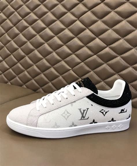 louis vuitton white sneaker|Louis Vuitton white sneakers price.